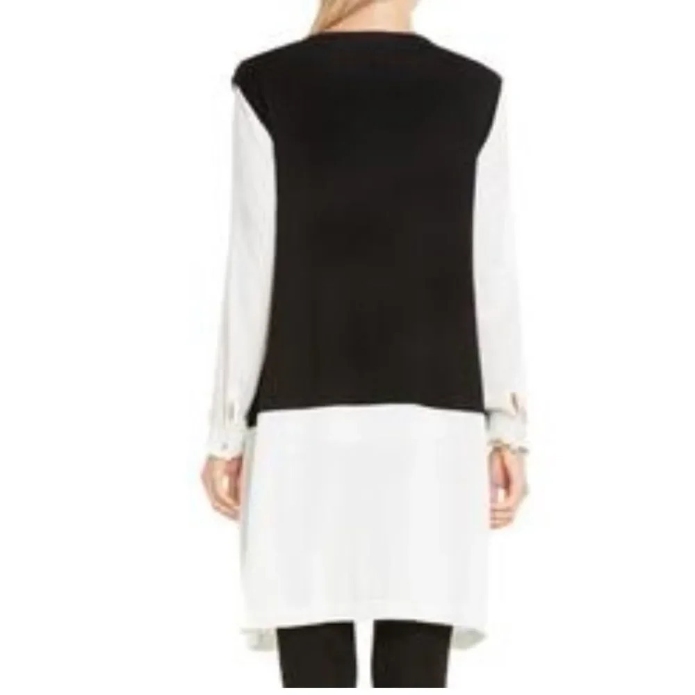 Black & White Knit sleeveless vest. - Picture 6 of 9
